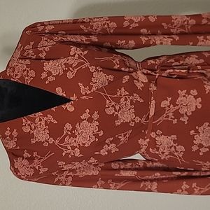 Antonio Milani tie waist blouse size medium